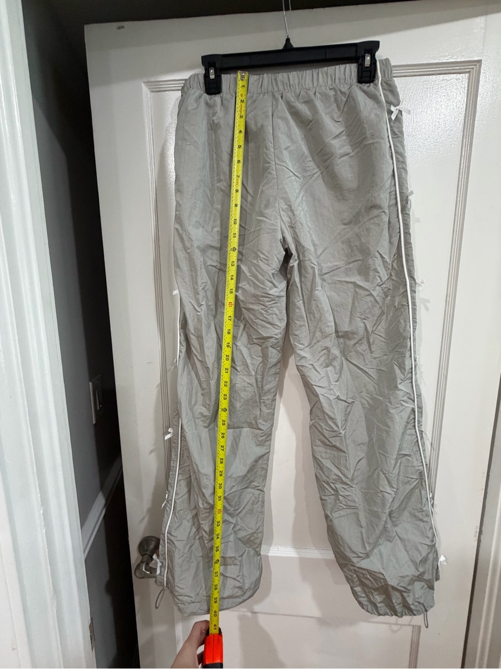 COCO & SHAY Light Gray Elastic Waist Pants large - Picture 9 of 10